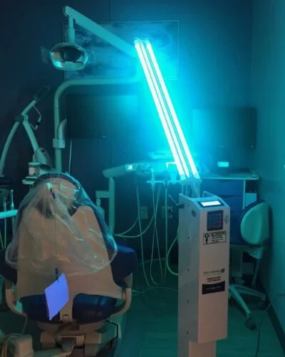 Ultraviolet light Imperial Dental Center Sugar Land Texas COVID e1595886266674