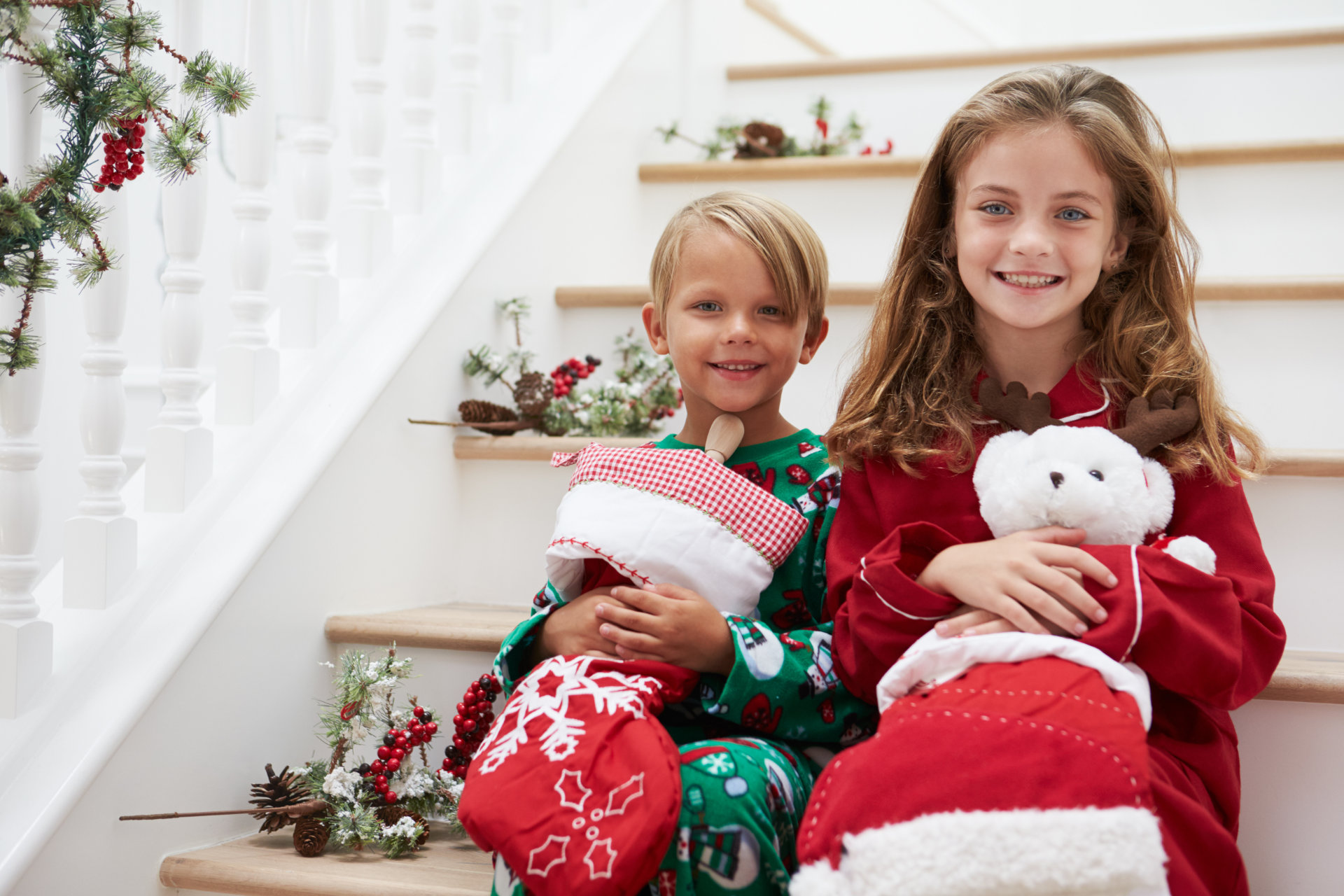 Two Children Sitting